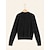 abordables Jerséis-Minimalist Wool Blend Polo Sweater Knitwear