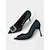 abordables escarpins et talons-Crystal Buckle Velvet Stiletto Heels