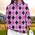 economico Sweatshirt &amp; Outerwear-Elegant Long Sleeve Plaid Golf Pullover