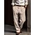 cheap Trousers-Men's Casual Linen Cotton Blend Summer Trousers