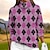 baratos Moletons e Roupas Exteriores-Plaid Golf Pullover Long Sleeve Top