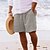 cheap Shorts-Chic Men's Linen Cotton Blend Summer Shorts