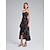 baratos Vestidos Tamanhos Grandes-Spaghetti Strap High Low Ruffle Dress