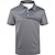 cheap 3D Polos-Men's Outdoor Graphic Polo Shirt in Black White