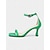 cheap Pumps &amp; Heels-Sleek Minimalist Mid Heel Sandals