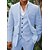 cheap Trench Coats-Men's Wedding Tailored Suit in Linen