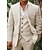 cheap Trench Coats-Men's Wedding Tailored Suit in Linen