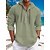preiswerte Linen Shirts-Men's Linen Summer Beach Shirt