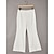 cheap Pants-Elegant Slight Stretch Cropped Flared Pants