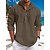 preiswerte Linen Shirts-Men's Linen Summer Beach Shirt