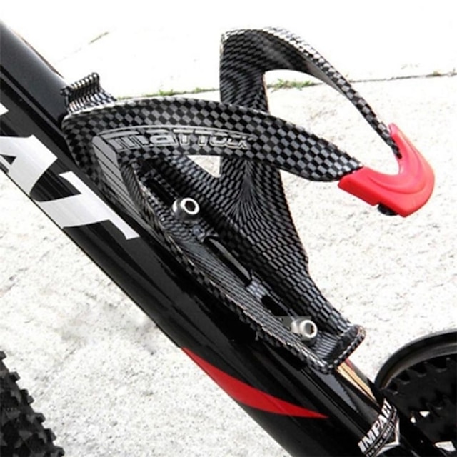  Bicicleta Jaula de la botella de agua Fibra de carbon Ligero Para Ciclismo Bicicleta de Pista Bicicleta de Montaña Fibra de carbon Carbono completo Negro