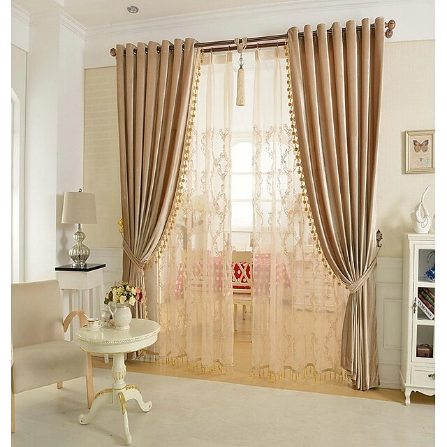  Glam Blackout Curtains Drapes Curtain Living Room   Curtains