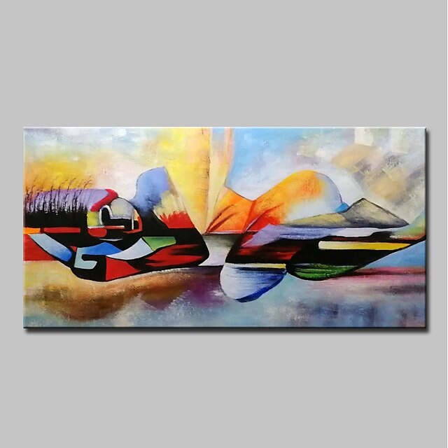  Oil Painting Hand Painted - People Religious Modern Stretched Canvas