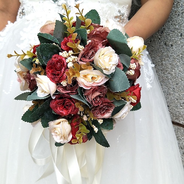  Wedding Flowers Bouquets Wedding / Special Occasion Polyester 7.87