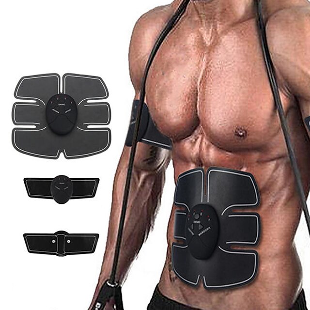  Abs Stimulator Abdominal Toning Belt EMS Abs Trainer Sports Fitness Gym Workout Electronic Wireless Muscle Toner Weight Loss Ultimate Training For Men Women Leg Abdomen Home Office