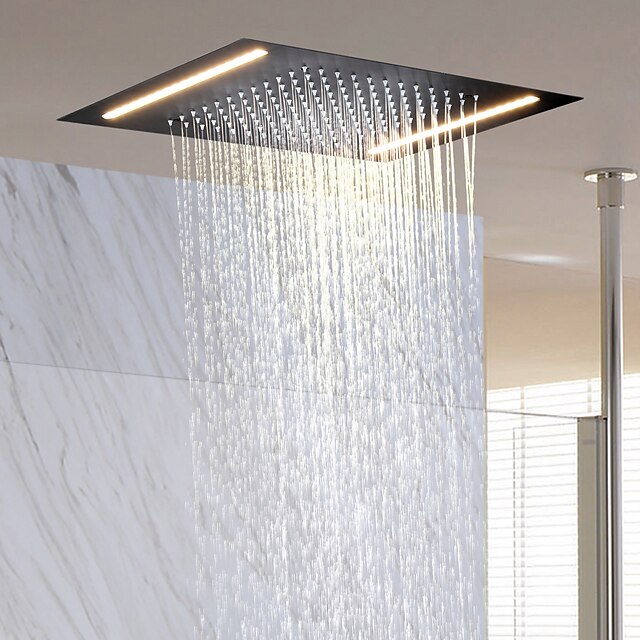  Contemporary Rain Shower Ti-PVD Feature - New Design / Rainfall, Shower Head
