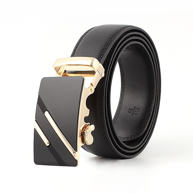  Men's Skinny Belt Leather Belt Solid Colored