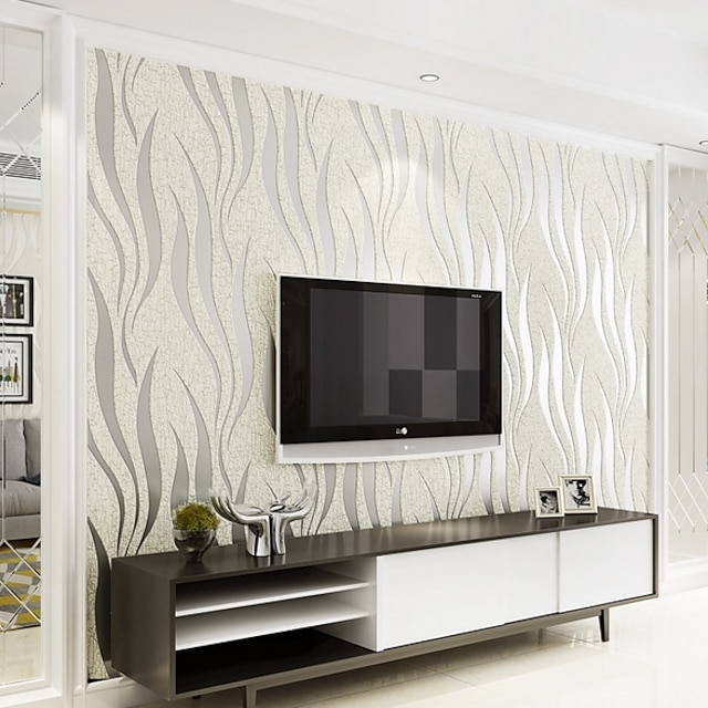 Tira papel de parede damasco cobertura de parede adesivo filme flocagem adesivo não tecido necessário decoração de casa 1000x53cm/393.7x20.87inch