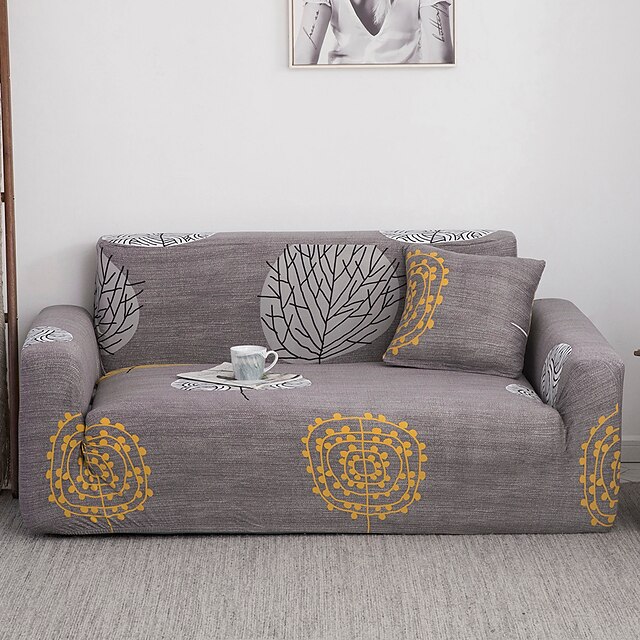  capa de sofá extensível à prova de poeira em cor de flor capa de sofá em tecido supermacio (você receberá 1 fronha como presente grátis)