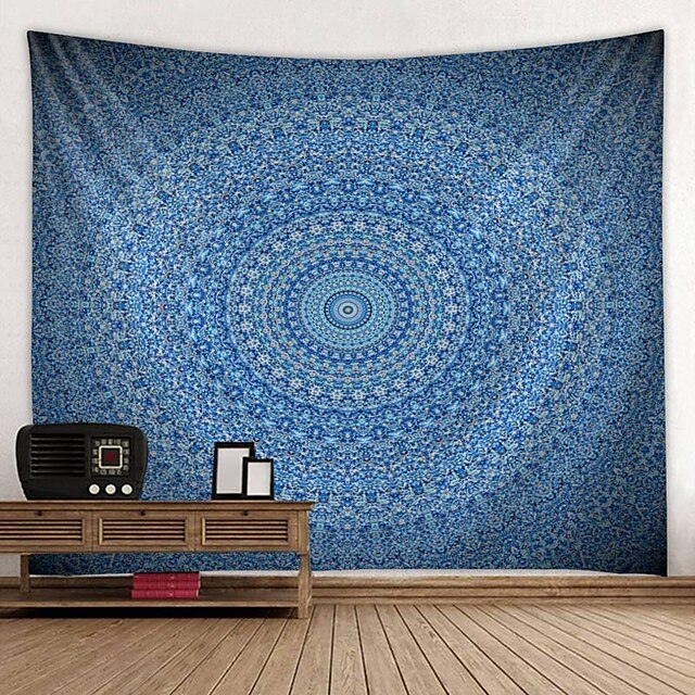  mandala bohème mur tapisserie art décor couverture rideau suspendu maison chambre salon dortoir décoration boho hippie psychédélique floral fleur lotus indien
