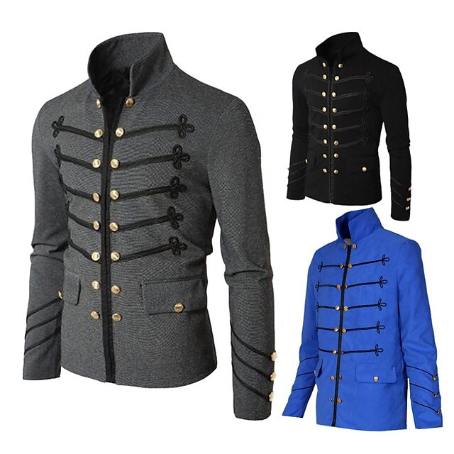  Dottore della peste Retrò vintage Punk e gotico Steampunk 17 ° secolo Stile Carnevale di Venezia Giacca di pelle Soprabiti Per uomo Costume Vintage ▾ Cosplay Manica lunga Feste Halloween Cappotto