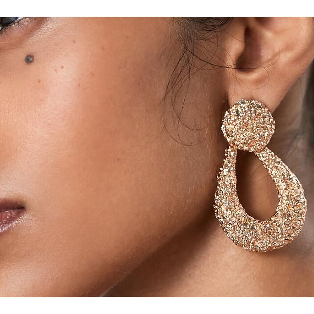 Damen Kreolen Perlen Tropfen Liebe Klassisch Vintage Klassisch Ohrringe Schmuck Silber / Gold Für 1 Paar Party Hochzeit