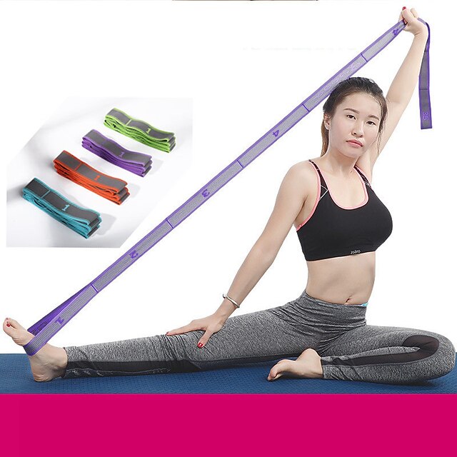  Stretch Out Strap Yoga Strap Sports Poly / Cotton Yoga Gym Workout Exercise & Fitness Durable Stretching Physical Therapists Athletic Trainers For Women's