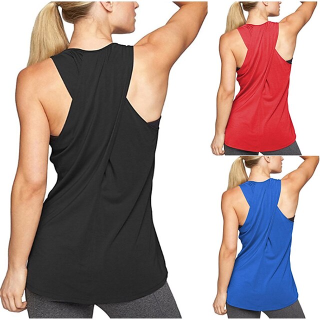  Women's Fitness Yoga Tank Top in Breathable Cotton