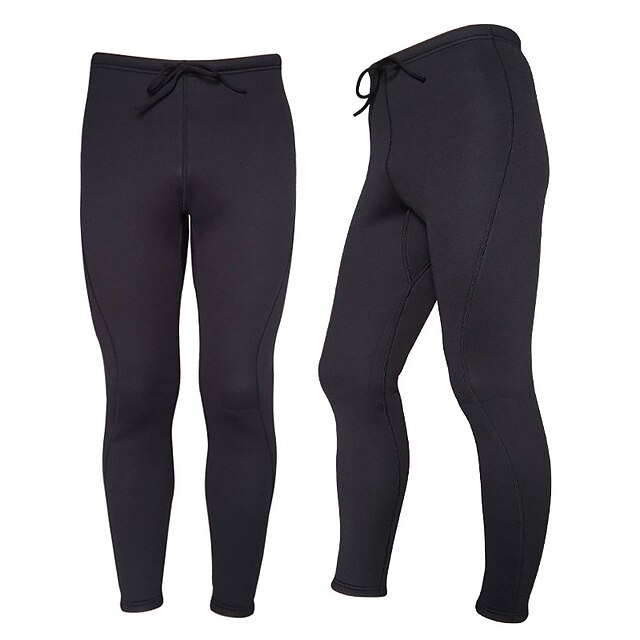  Men's 3mm Wetsuit Pants Bottoms CR Neoprene Stretchy Thermal Warm Quick Dry Solid Colored Swimming Diving Surfing Autumn / Fall Winter Spring / Summer