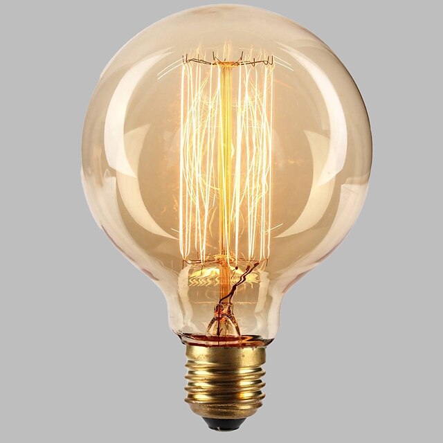 1pc 40W Vintage Edsion Bulb E26 / E27 G80 Warm White 2300k Incandescent Vintage Edison Light Bulb