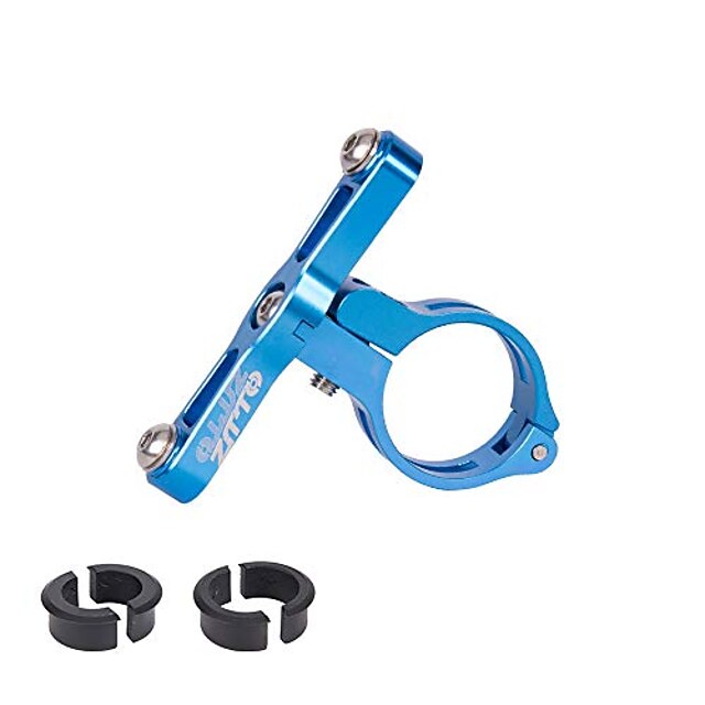  aluminum alloy cnc machined water bottle cage holder mount for 22.2mm 25.4mm 31.8mm handlebar seatpost (blue)