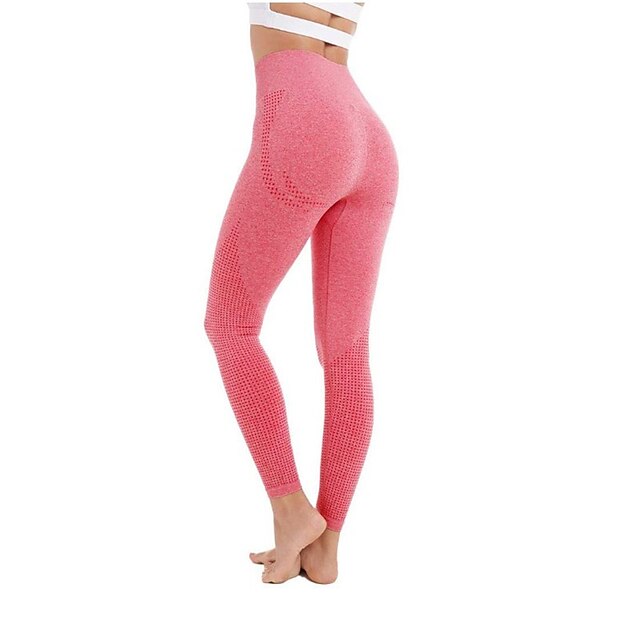  Pantalon de yoga pour femmes taille haute 4 voies stretch contrôle du ventre leggings d'entraînement scrunch collants de levage des fesses