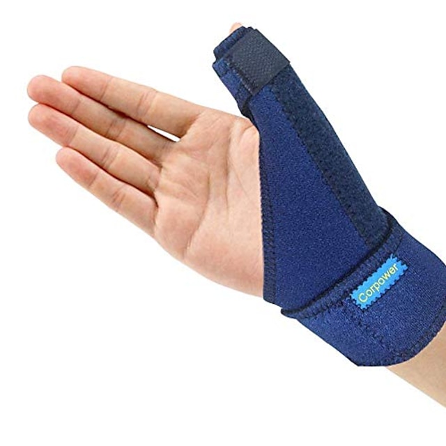  trigger thumb brace - thumb spica splint - thumb spica stabilizer for pain, sprains, arthritis,tendonitis (right hand or left hand)