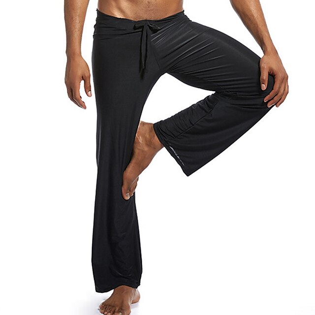  Pantalon de yoga Homme Cordon Séchage rapide Poids Léger Pantalons / Surpantalons Bas Aptitude Exercice Physique Fonctionnement Des sports Tenues de Sport Ample Elastique Blanche Noir