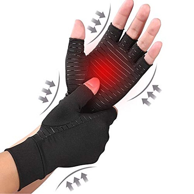  gants de compression d'arthrite en cuivre pour hommes et femmes, gants de compression à haute teneur en cuivre, soulagement de la douleur et guérison de l'arthrite, du canal carpien, de la