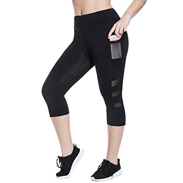  workout capri leggings for women with pockets