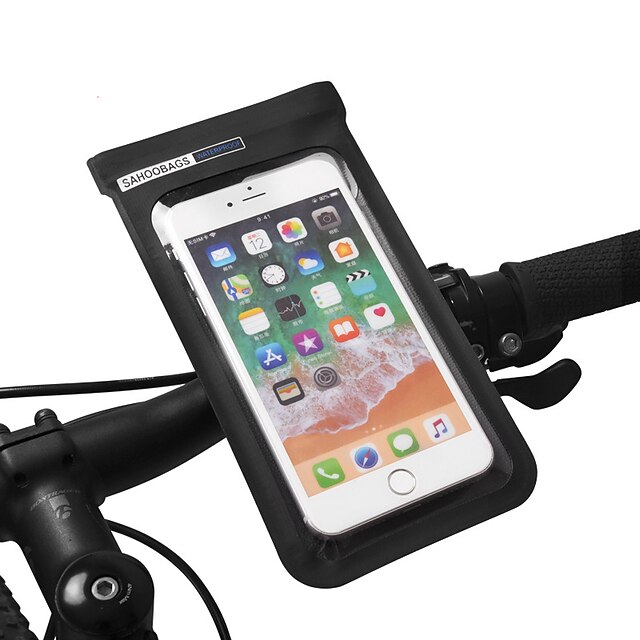  Bolso del teléfono celular 7.28*3.74 pulgada Ciclismo para Todo Teléfono móvil Negro Bicicleta de Montaña Ciclismo de Pista Ciclismo Recreacional