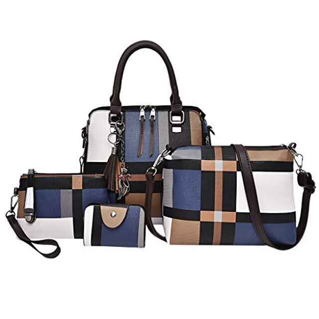  hot sale! clearance!  4pc women bag,todaies women 4 set handbag shoulder bags four pieces tote bag crossbody wallet 2019