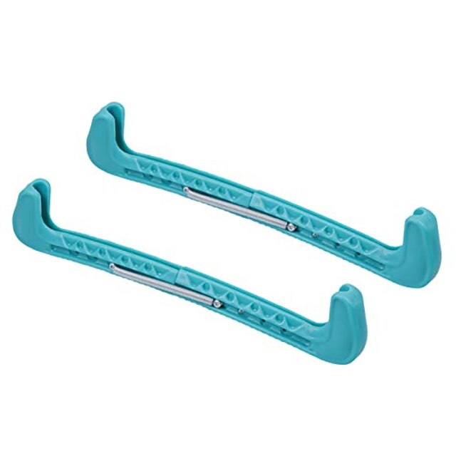  2 pezzi protezioni per pattini da ghiaccio protezioni per pattini regolabili copri pattini per hockey su ghiaccio proteggi lama per pattini a rotelle lago blu