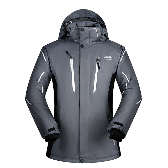  MUTUSNOW Men's Waterproof Windproof Warm Skiing Ski Jacket Snow Jacket Winter Jacket for Skiing Snowboarding Winter Sports / Fashion / Solid Colored