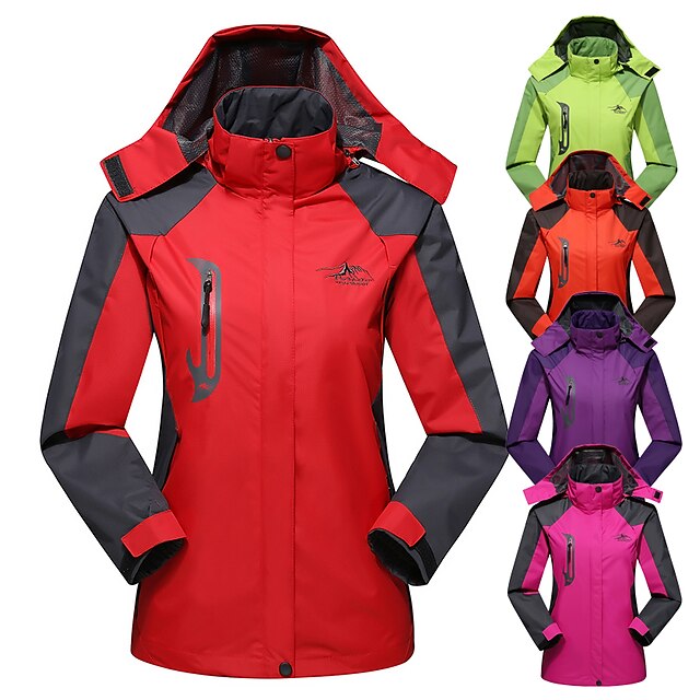  Women's Lightweight Waterproof Hiking Jacket with Hood