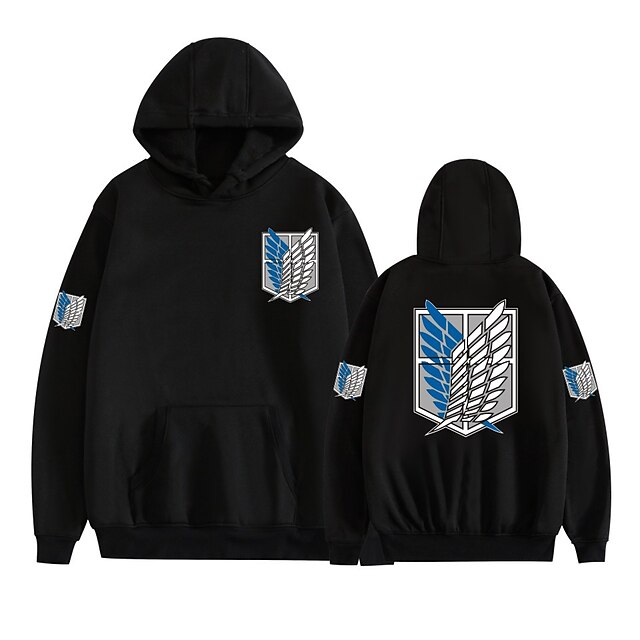  Ataque en Titan Mikasa Ackermann Traje de cosplay Sudadera Animé Graphic Estampado Harajuku Gráfico Sudadera Para Hombre Mujer Adulto