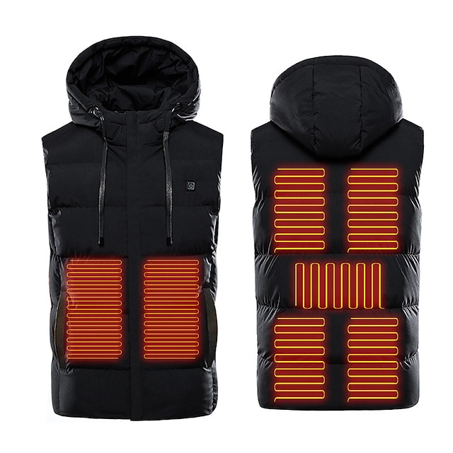  heated vest - lightweight usb rechargeable heated vest for men