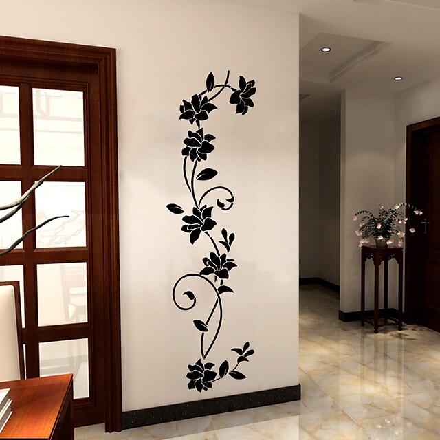  adesivos de parede botânicos adesivos de parede planos adesivos de parede decorativos de vinil decoração de casa decoração de sala de estar 30 * 105 cm