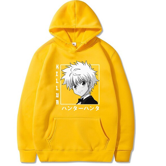  Inspired by Hunter X Hunter Gon Freecss Killua Zoldyck Polyester / Cotton Blend Cosplay Costume Hoodie Printing Harajuku Graphic Graphic Prints Hoodie For Men's / Women's