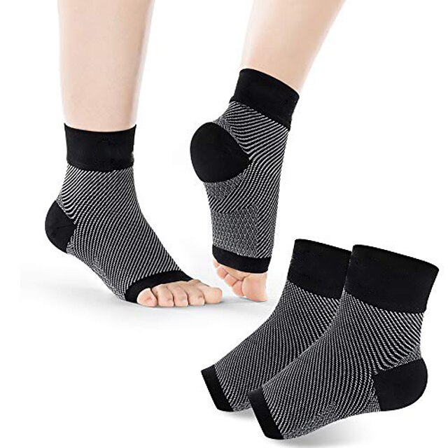  Plantar Fasciitis Socks 1 Pair Ankle Brace Compression Support Foot Sleeves For Planter Fasciitis Arch Support Pain Relief Open Toe Plantar Fasciitis Night Splint Foot Pain Relief