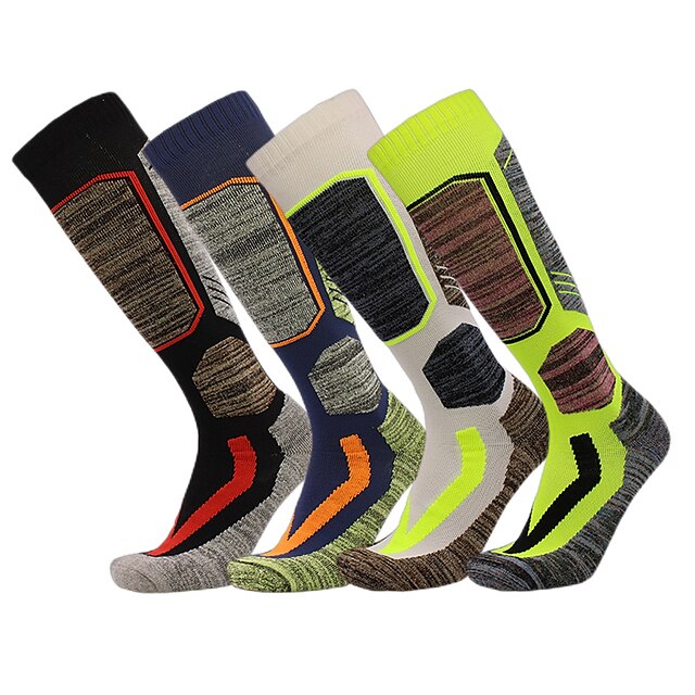  Men's Breathability Heat Retaining Ski Socks Winter Socks for Ski / Snowboard / Cotton