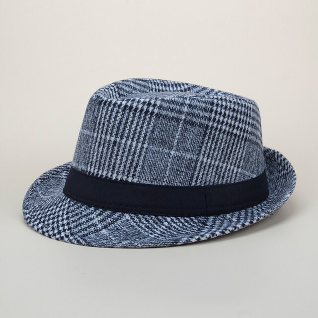  Women's Fedora Hat Party Athleisure Traveling Gray Khaki Stripes Vintage Hat / Winter / Fall / Winter / Spring / Unisex