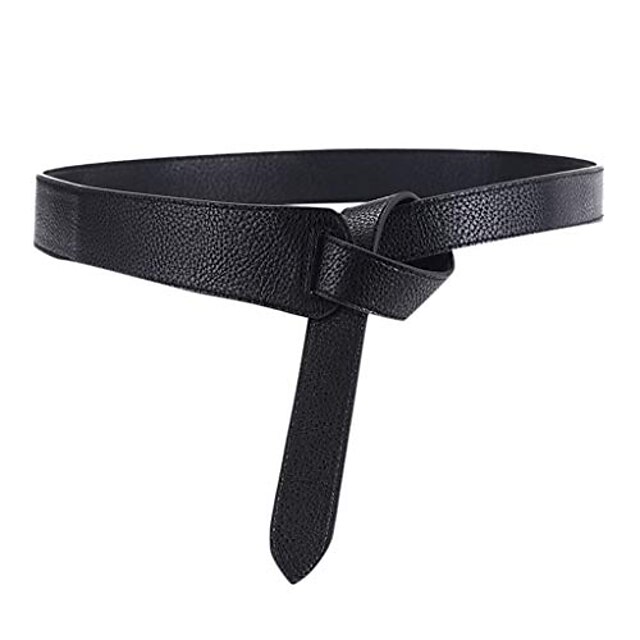 Women's Waist Belt Black Red Casual Daily Belt Solid Color / Brown / Winter / Spring / Summer