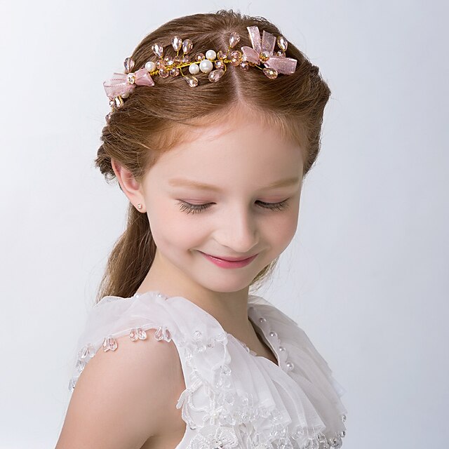  niños bebés niñas nuevos accesorios para el cabello para niños corona tocado de niña princesa diadema cabeza de niña flor cumpleaños mostrar accesorios rosa